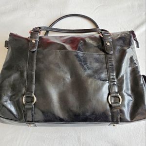 Jeannie Lottie Black Medium Overnight Bag